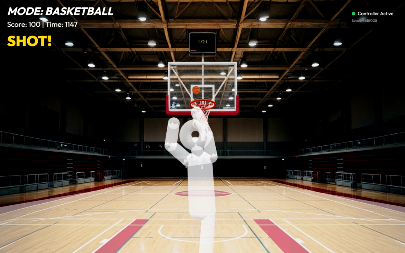 Basket Count camera motion game