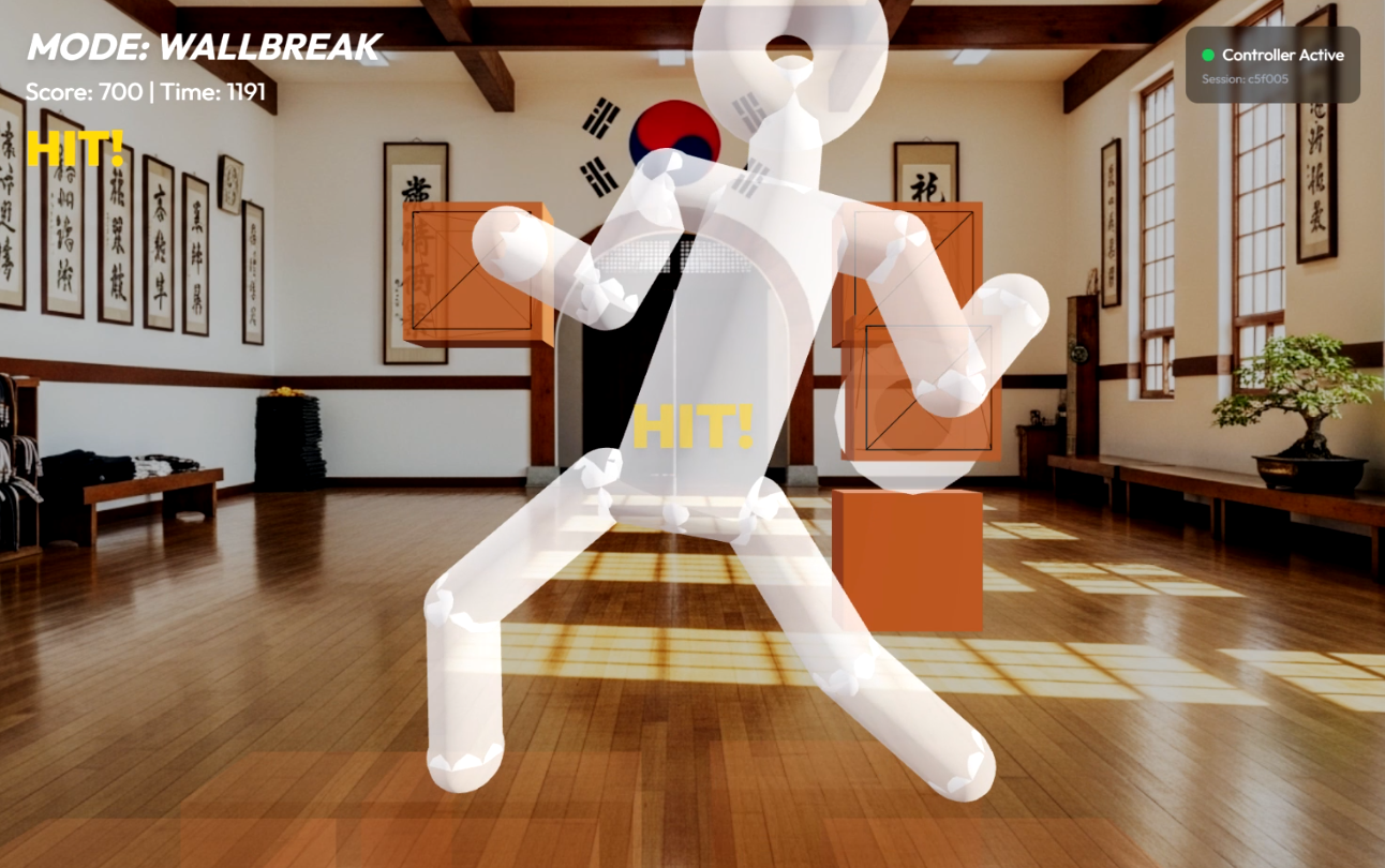 Break Wall camera motion game