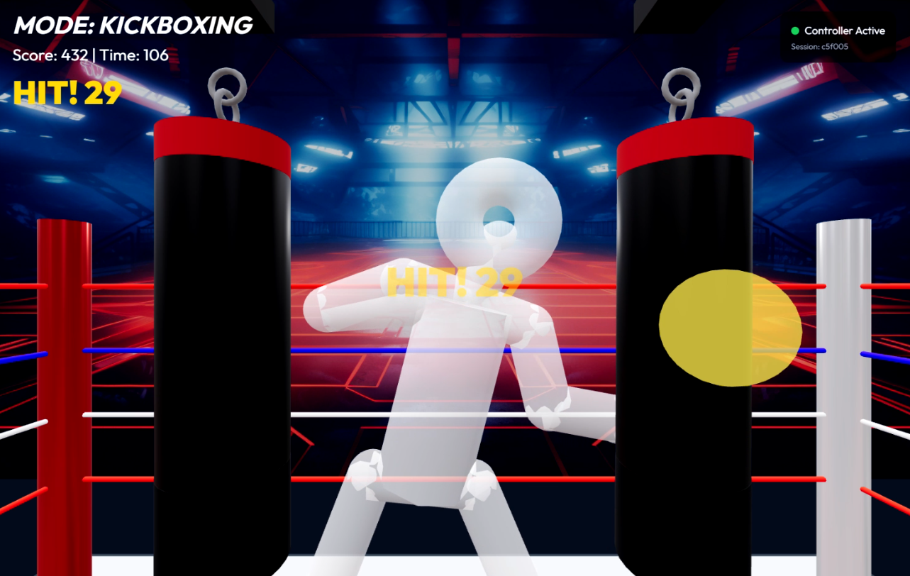 Punch & Kick camera motion game